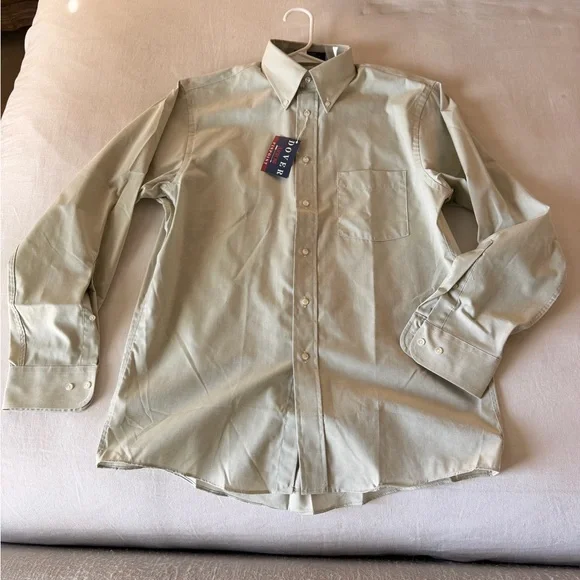 NWT - Arrow Men's Sage Button Down Shirt - Picture 2 of 5